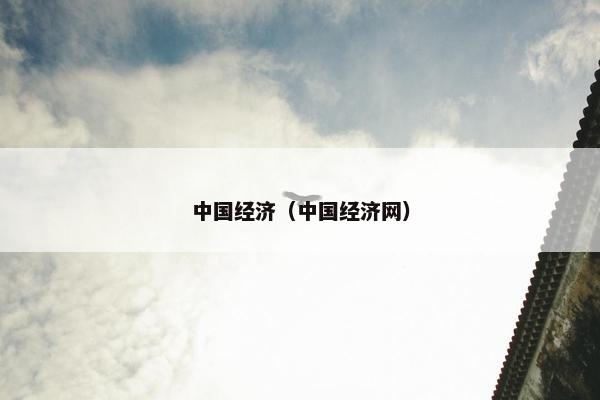 中国经济（中国经济网）