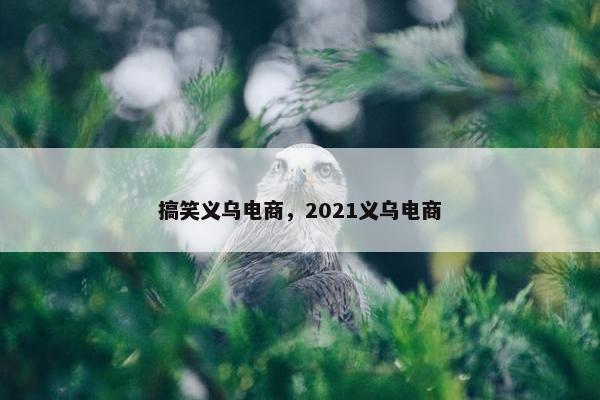 搞笑义乌电商，2021义乌电商