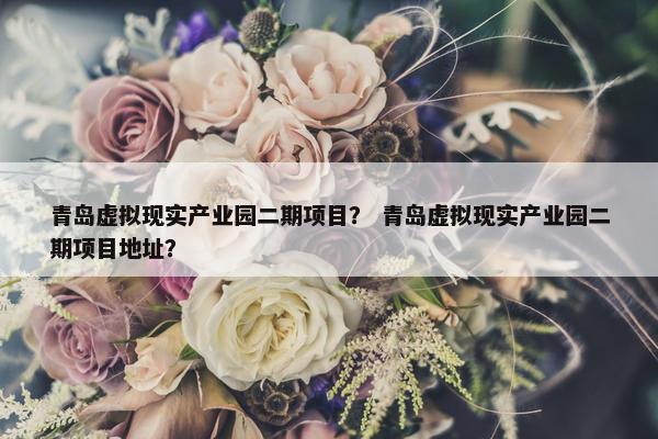青岛虚拟现实产业园二期项目？ 青岛虚拟现实产业园二期项目地址？
