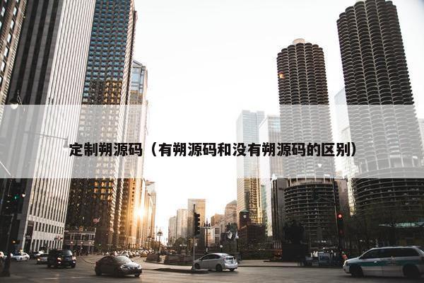 定制朔源码（有朔源码和没有朔源码的区别）