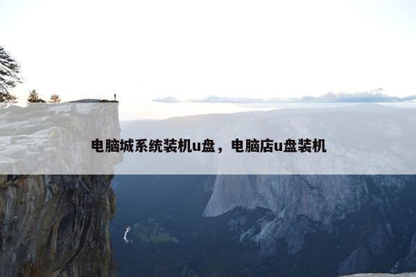 电脑城系统装机u盘，电脑店u盘装机