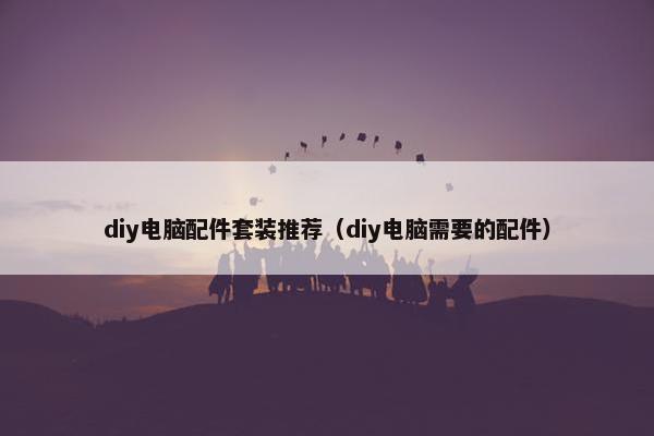 diy电脑配件套装推荐（diy电脑需要的配件）