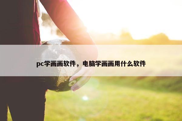 pc学画画软件，电脑学画画用什么软件