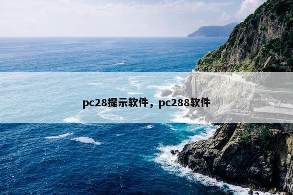 pc28提示软件，pc288软件