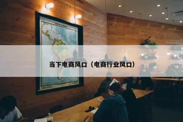 当下电商风口（电商行业风口）