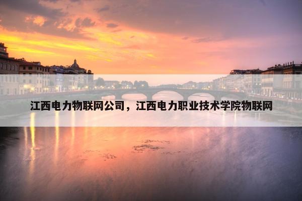 江西电力物联网公司，江西电力职业技术学院物联网