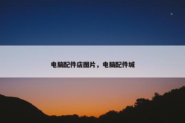 电脑配件店图片，电脑配件城