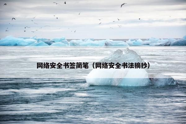 网络安全书签简笔（网络安全书法摘抄）