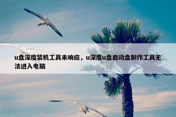 u盘深度装机工具未响应，u深度u盘启动盘制作工具无法进入电脑