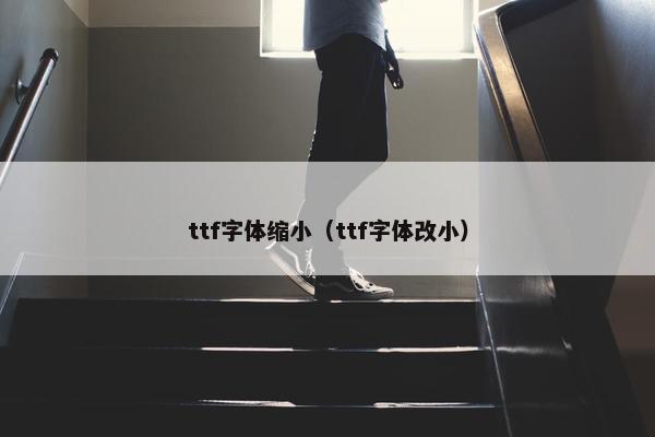 ttf字体缩小（ttf字体改小）