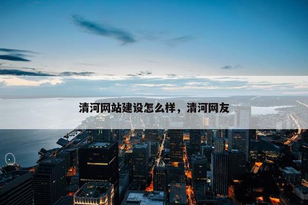 清河网站建设怎么样，清河网友
