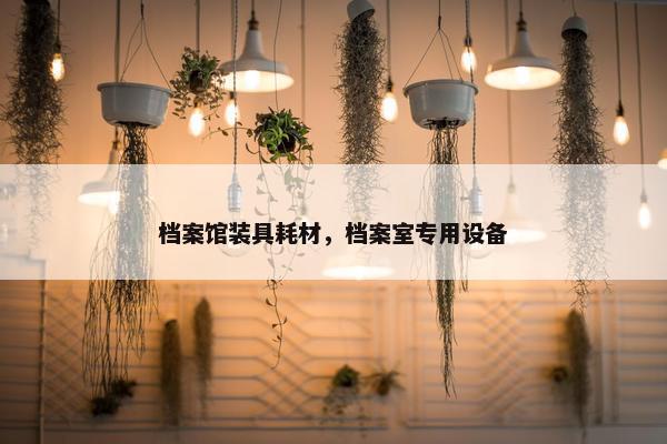 档案馆装具耗材，档案室专用设备