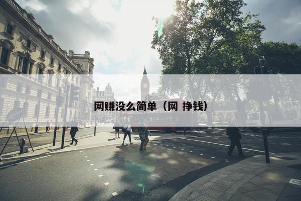 网赚没么简单（网 挣钱）