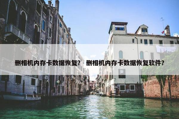删相机内存卡数据恢复？ 删相机内存卡数据恢复软件？