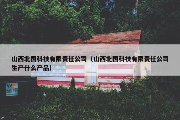 山西北国科技有限责任公司（山西北国科技有限责任公司生产什么产品）
