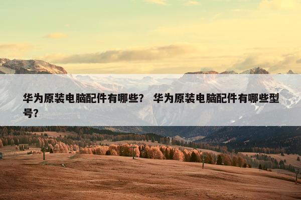 华为原装电脑配件有哪些？ 华为原装电脑配件有哪些型号？