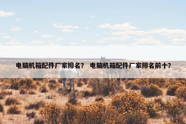 电脑机箱配件厂家排名？ 电脑机箱配件厂家排名前十？