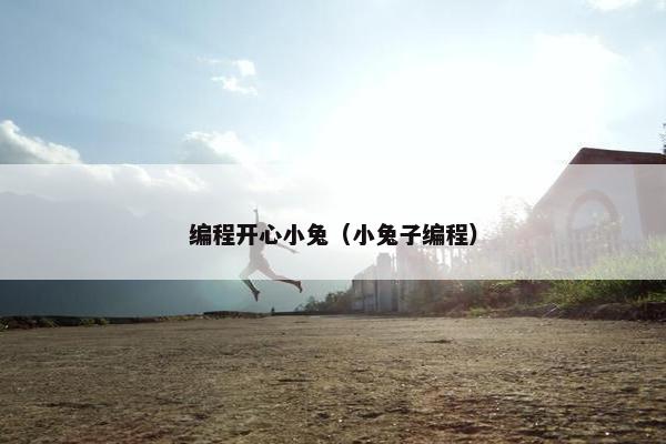 编程开心小兔（小兔子编程）