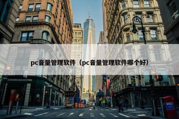 pc音量管理软件（pc音量管理软件哪个好）