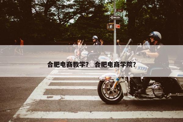 合肥电商教学？ 合肥电商学院？