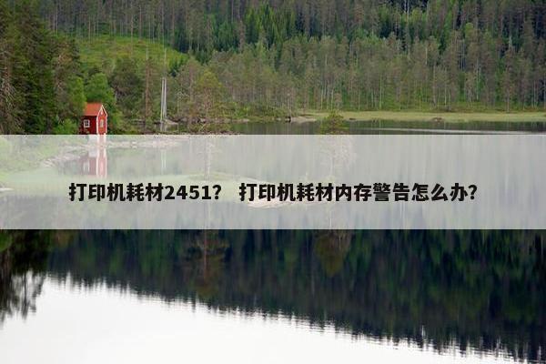 打印机耗材2451？ 打印机耗材内存警告怎么办？