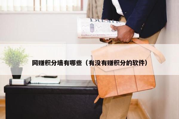 网赚积分墙有哪些（有没有赚积分的软件）