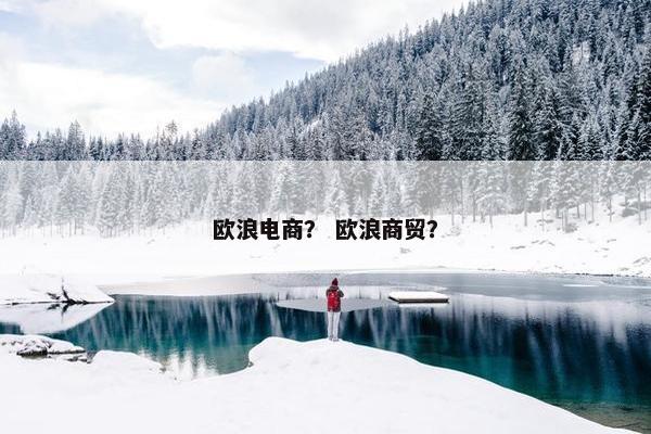 欧浪电商？ 欧浪商贸？