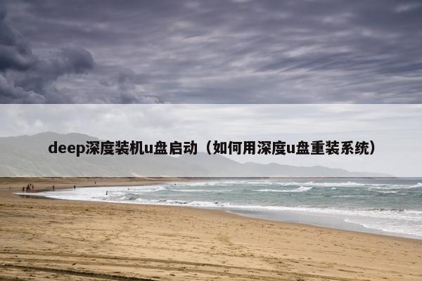 deep深度装机u盘启动（如何用深度u盘重装系统）