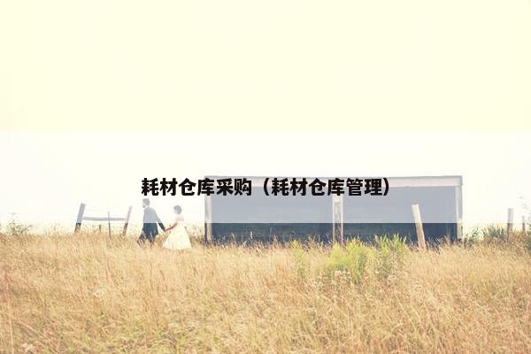 耗材仓库采购（耗材仓库管理）
