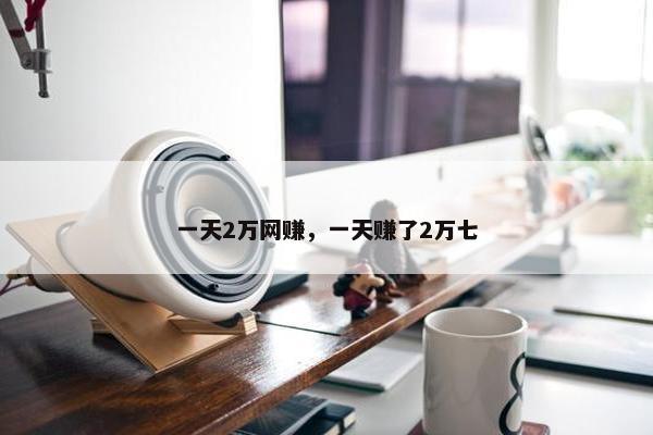 一天2万网赚，一天赚了2万七