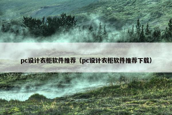 pc设计衣柜软件推荐（pc设计衣柜软件推荐下载）