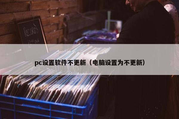 pc设置软件不更新（电脑设置为不更新）
