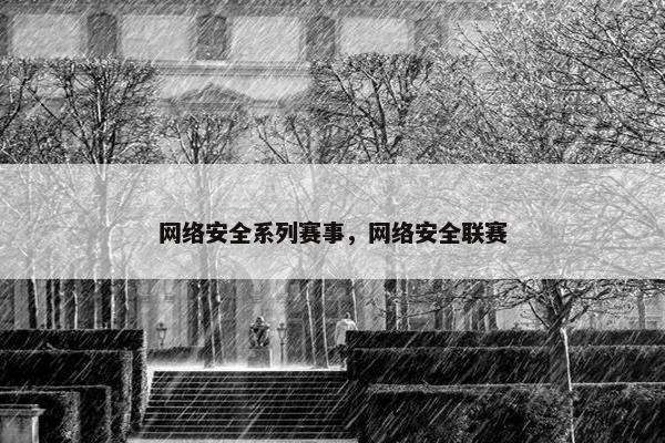 网络安全系列赛事，网络安全联赛