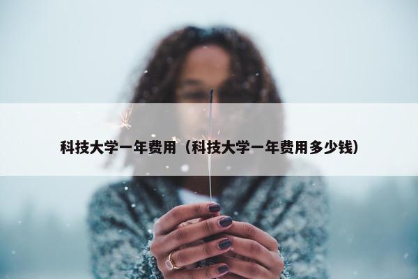 科技大学一年费用（科技大学一年费用多少钱）