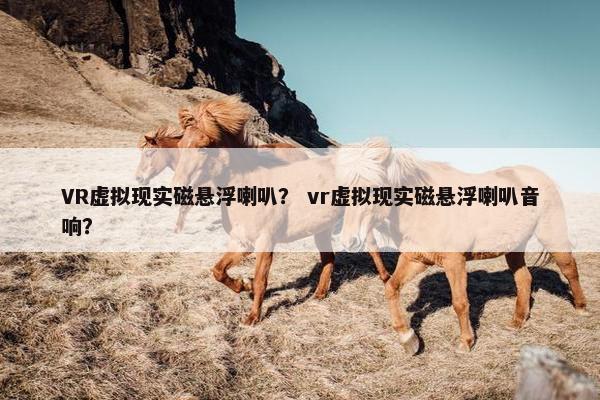 VR虚拟现实磁悬浮喇叭？ vr虚拟现实磁悬浮喇叭音响？