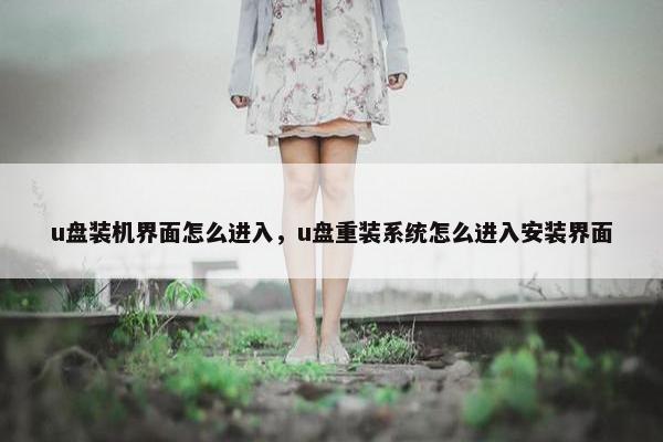 u盘装机界面怎么进入，u盘重装系统怎么进入安装界面