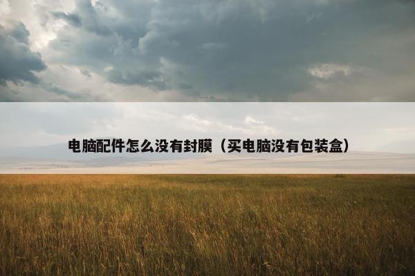 电脑配件怎么没有封膜（买电脑没有包装盒）
