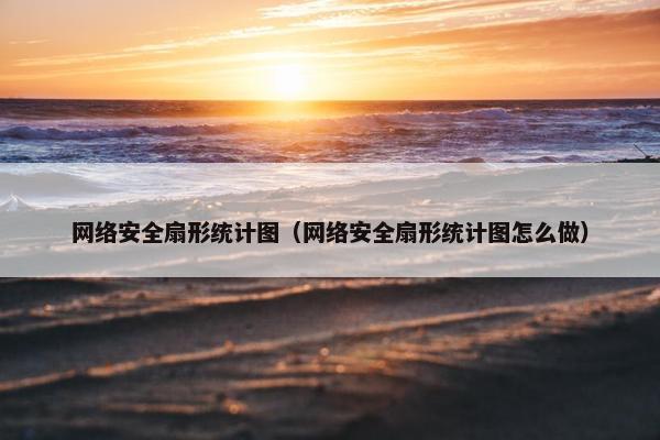 网络安全扇形统计图（网络安全扇形统计图怎么做）