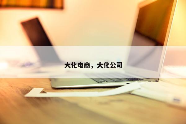 大化电商，大化公司