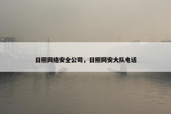 日照网络安全公司，日照网安大队电话