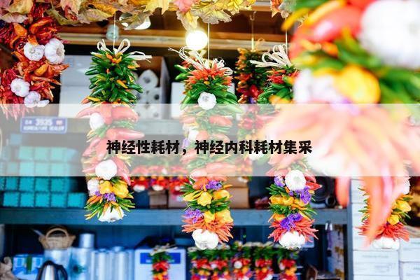 神经性耗材，神经内科耗材集采