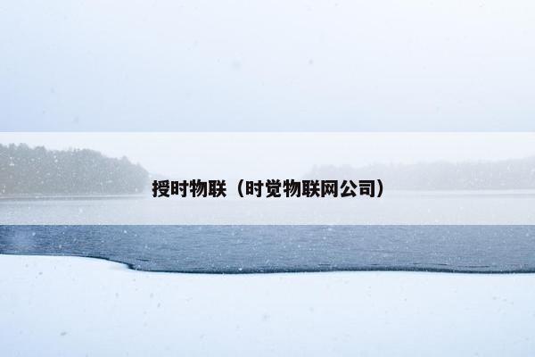 授时物联（时觉物联网公司）