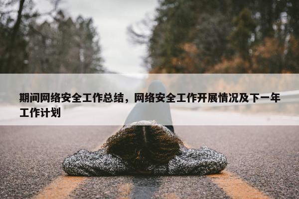 期间网络安全工作总结，网络安全工作开展情况及下一年工作计划