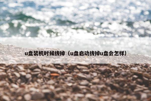 u盘装机时候拔掉（u盘启动拔掉u盘会怎样）