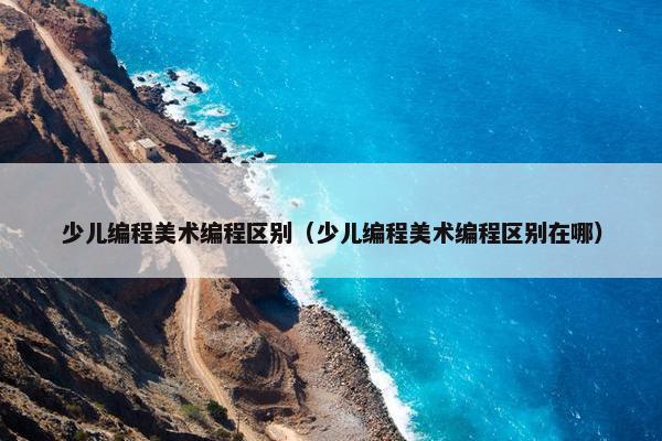 少儿编程美术编程区别（少儿编程美术编程区别在哪）