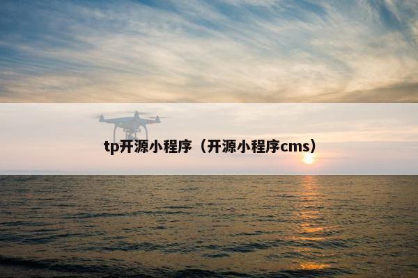 tp开源小程序（开源小程序cms）