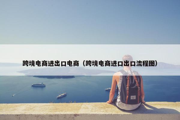 跨境电商进出口电商（跨境电商进口出口流程图）
