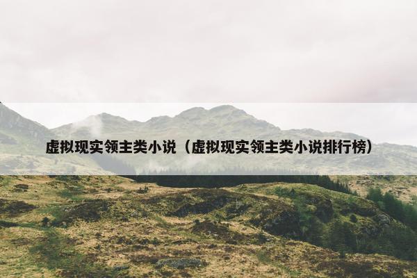 虚拟现实领主类小说（虚拟现实领主类小说排行榜）