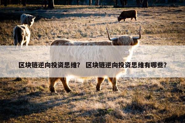 区块链逆向投资思维？ 区块链逆向投资思维有哪些？