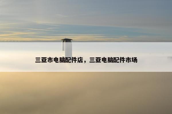 三亚市电脑配件店，三亚电脑配件市场